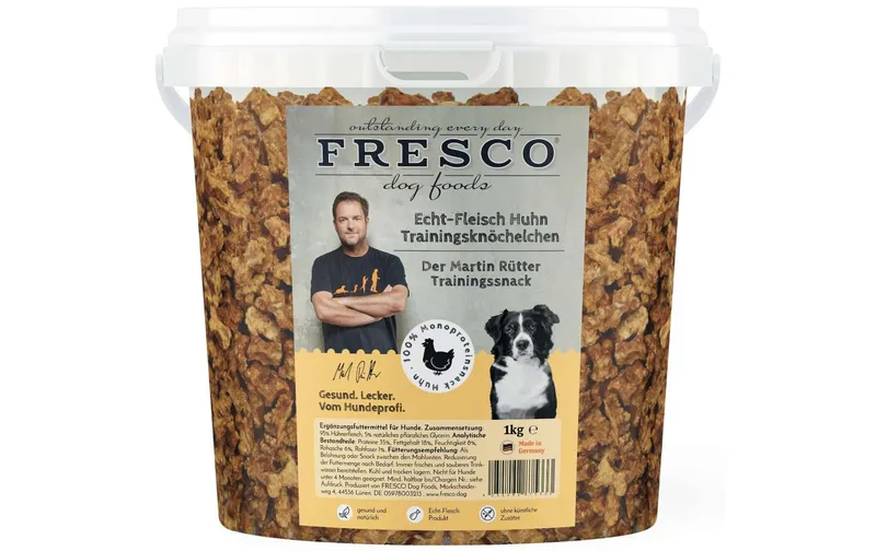 FRESCO Leckerli Martin Rütter Trainingsknöchelchen Huhn, 1 kg