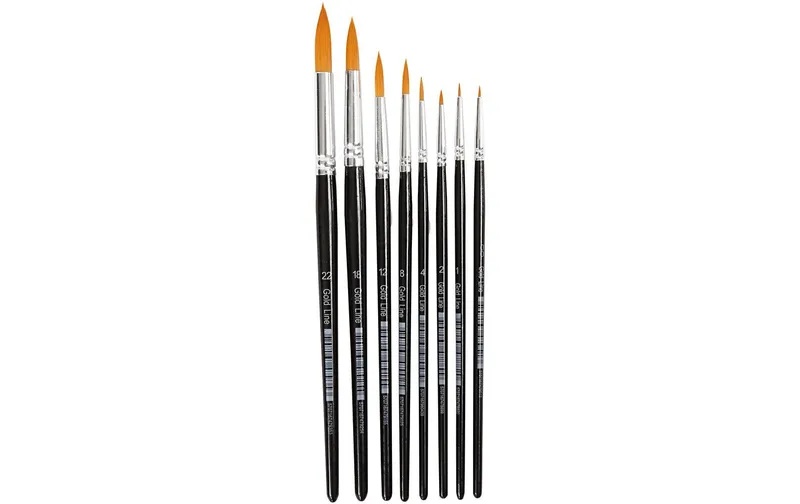Creativ Company Nylonhaarpinsel 0-22 8 pièces