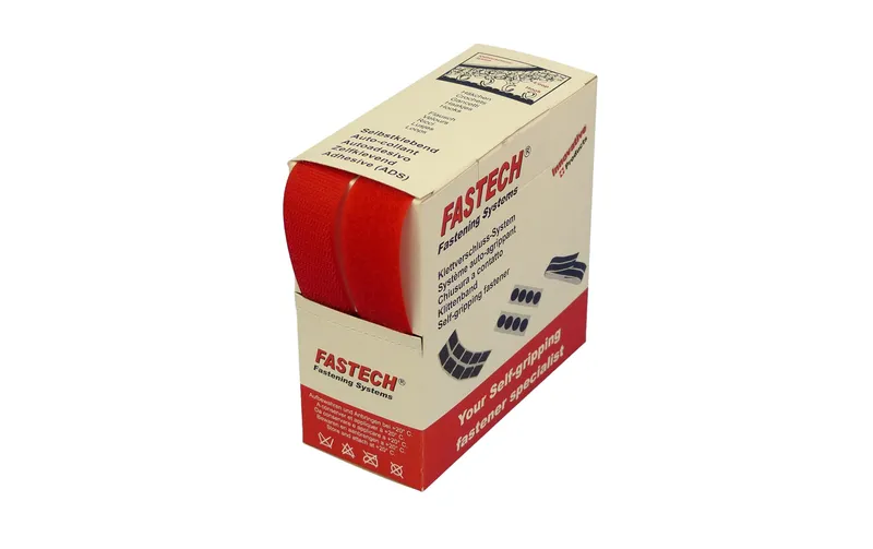 FASTECH Klettband-Box rouge