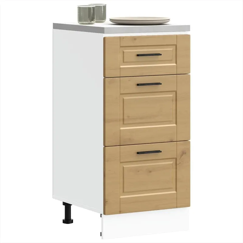 Küchenunterschrank Porto Artisan-Eiche derivato del legno