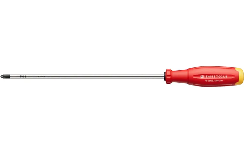 PB Swiss Tools Kreuzschraubenzieher PB 38190.1-200 red Phillips