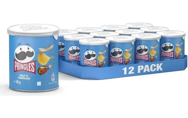 Pringles Chips Salt & Vinegar 12 x 40 g