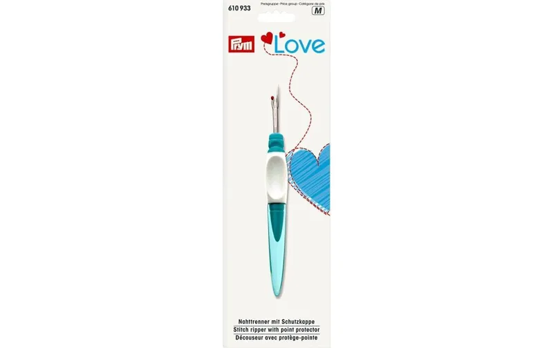 Prym Love Nahttrenner Ergonomic Mint/bianco, 11.3 cm