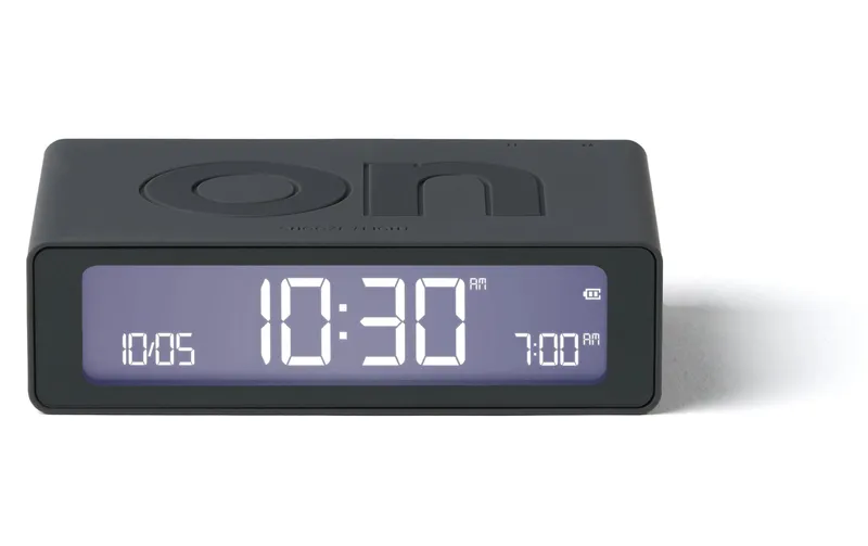 Lexon Digitalwecker Flip Mini anthracite