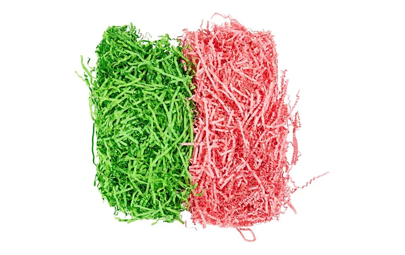 Creativ Company Papier-Füllmaterial 25-30 cm x 3 mm, 100g, green-Pink