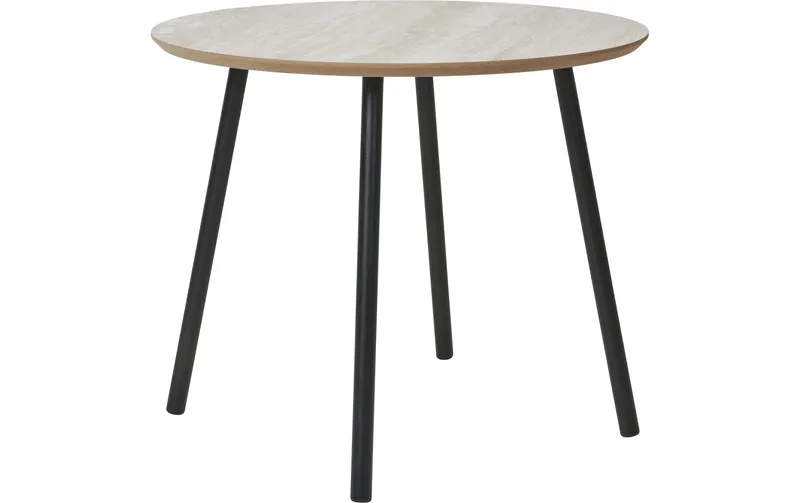House Nordic Beistelltisch Aalst 55 x 45 cm, black/brown
