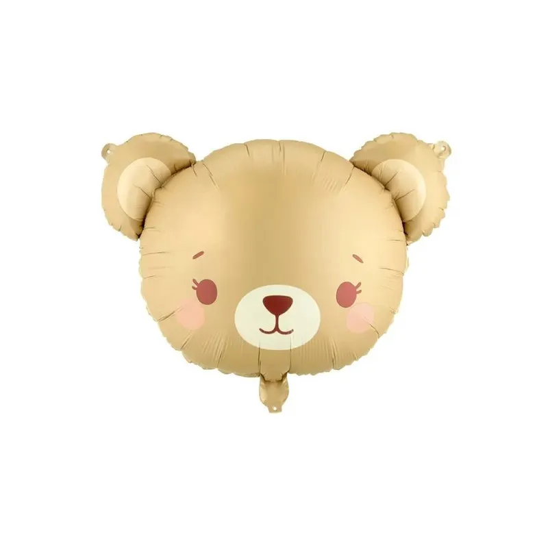 Partydeco PartyDeco Folienballon Bär marrone