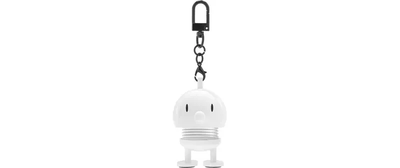 Hoptimist Taschenanhänger, bianco