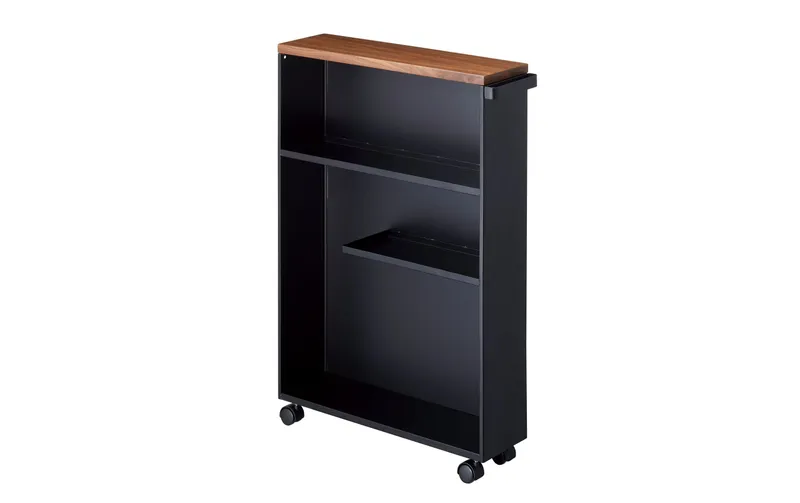 Yamazaki Badezimmerregal Tower 68 cm, noir