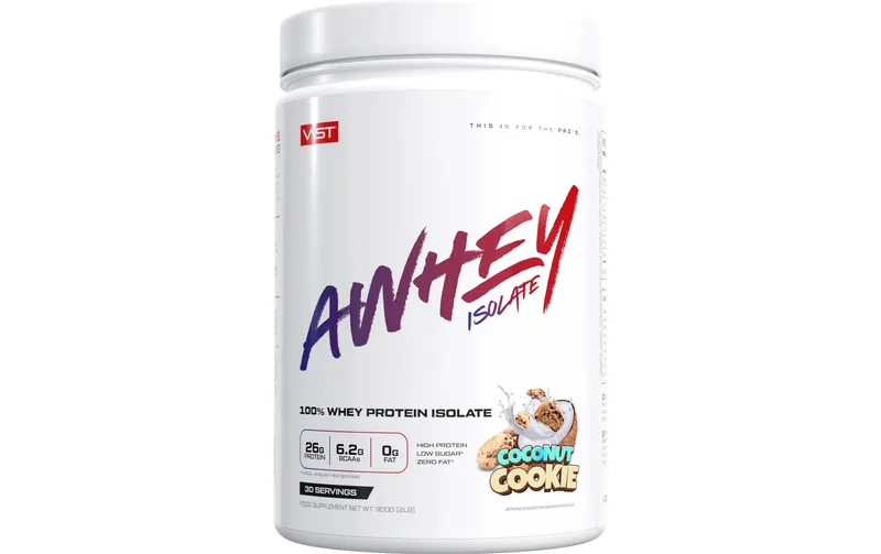 VAST Pulver AWhey Isolate Dose: 900g, Coconut Cookie