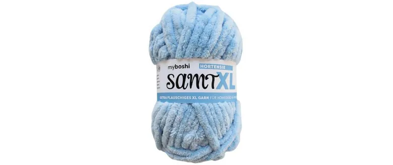 myBoshi Wolle Chenille Samt XL Hortensie, 100 g, 40 m