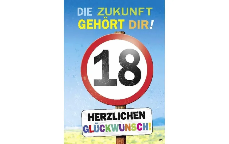 Depesche Musikkarte beweglich 18 la Zukunft gehört dir!