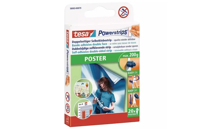 tesa Powerstrips Poster 20 mm x 40 mm