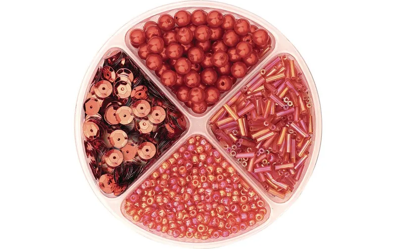 Knorr Prandell Kunsttessutoperlen 30 g rosso