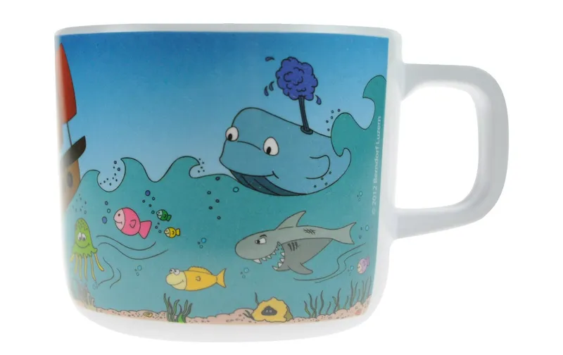Berndorf Tasse Moritz 250 ml, Blau/Mehrfarbig