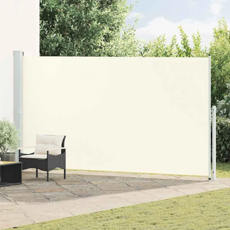 Seitenmarkise Ausziehbar 200x514 cm Creme