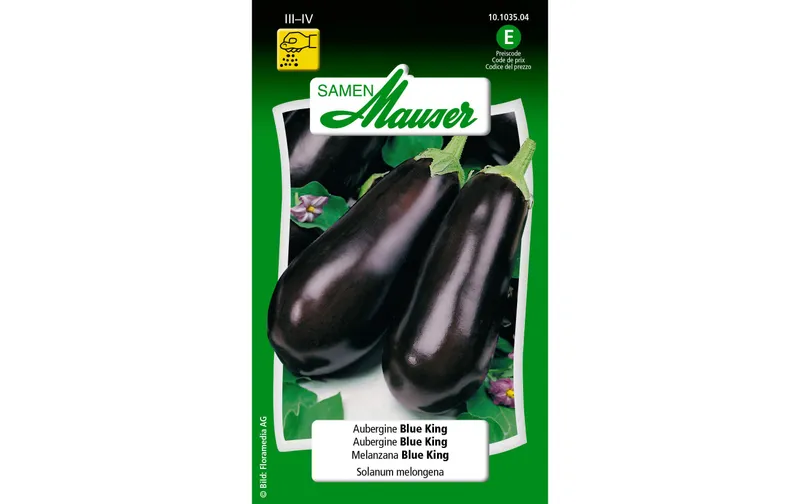Samen Mauser Samen Eierfrucht Blue King
