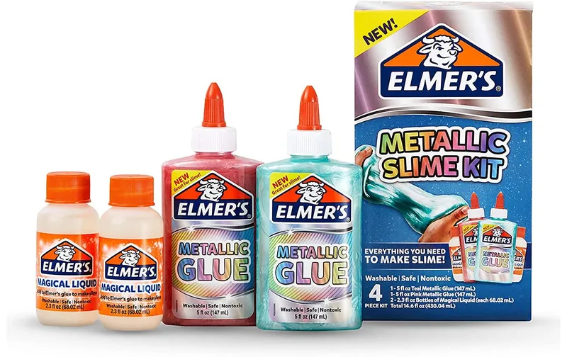 Kit Slime Metallico Elmer's, 4 pezzi