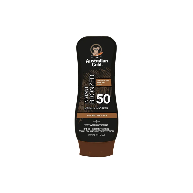 Australian Gold Sonnencreme Lotion mit Bronzer SPF 50 237 ml