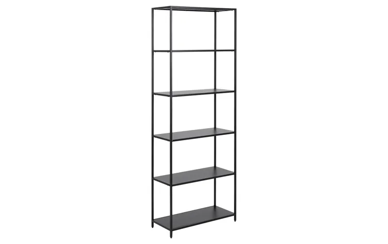 AC Design shelf Newcastle 69,5 x 30 x 185 cm, black
