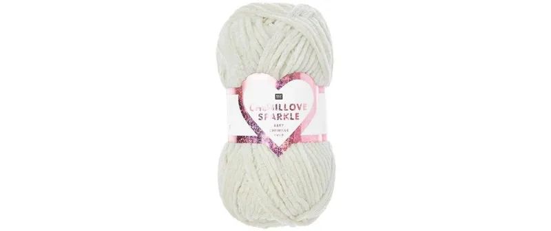 Rico Design Wolle Rico Chenillove Sparkle Creme
