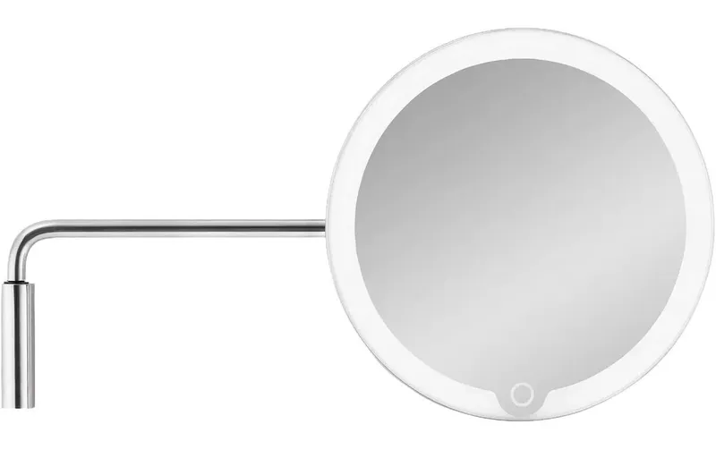 Blomus Kosmetikspiegel LED MODO avec support mural, argent matt