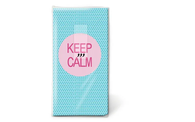 Paper + Design Taschentücher Keep calm 10 pezzi