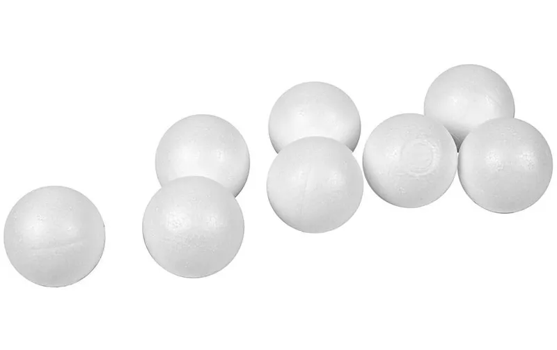 Creativ Company Styropor-Kugeln 4 cm, bianco, 100 pezzi