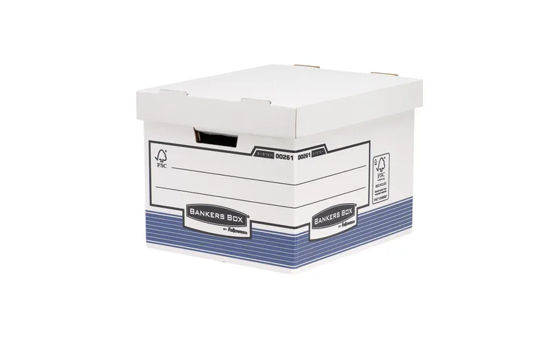 Fellowes Archivschachtel R-Kive bleu/blanc