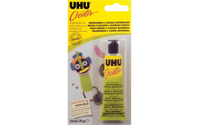 UHU Spezialkleber Moosgummi & flexible Materialien 33 ml
