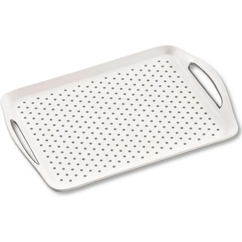 Kesper Serviertablett Rutschfest bianco 45.5 x 32 x 4.5 cm