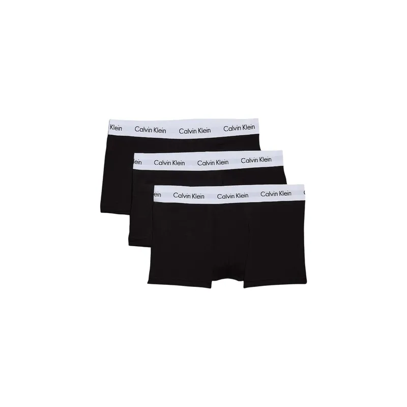 Calvin Klein Wäsche 3P Low Rise Trunk nero, XL