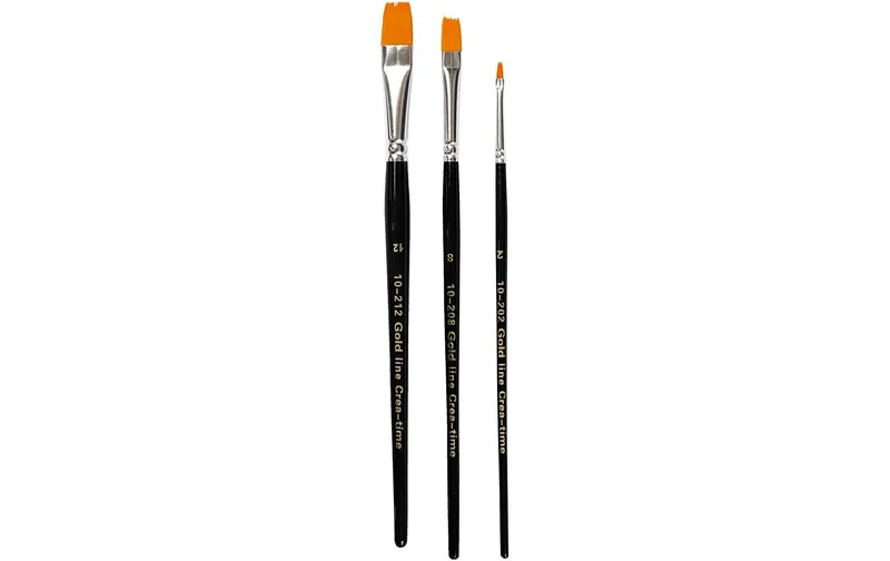 Creativ Company Nylonhaarpinsel Universal 3 pièces