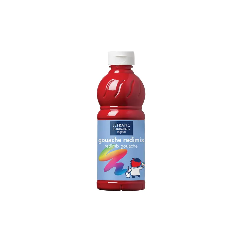 LEFRANC Temperafarben Redimix 500 ml, Primary Red