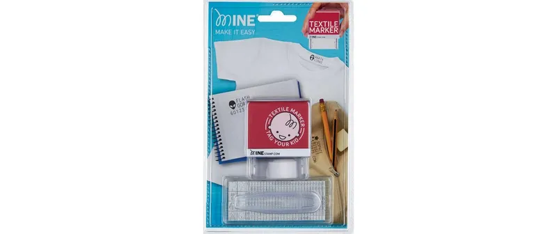 Colop Stempelset MINE Textil, 3 Zeilen