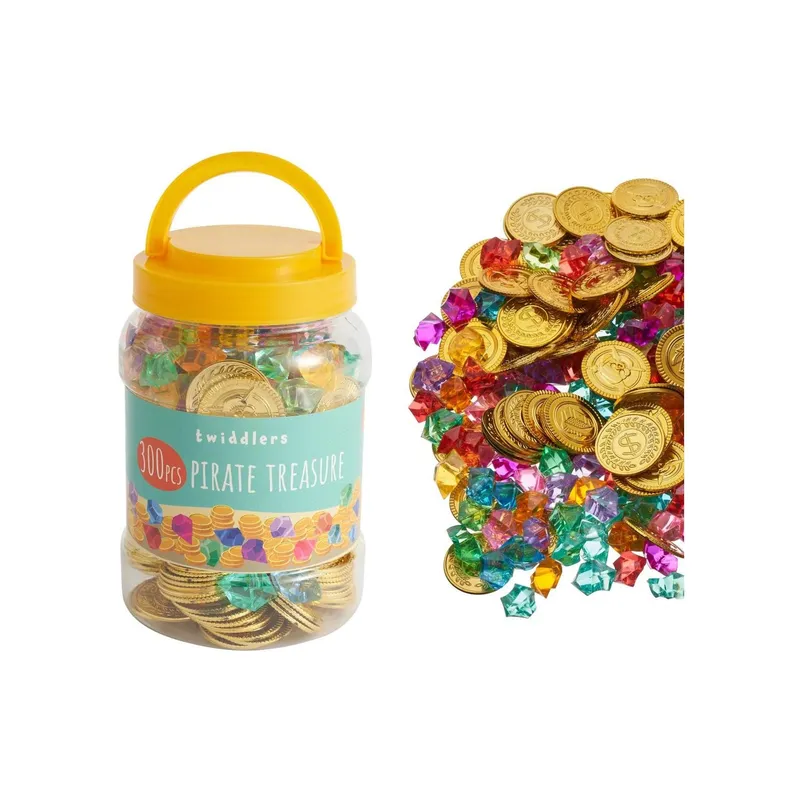 Twiddlers Piratenschatz Set 300-Teilig Kunsttessuto multicolore