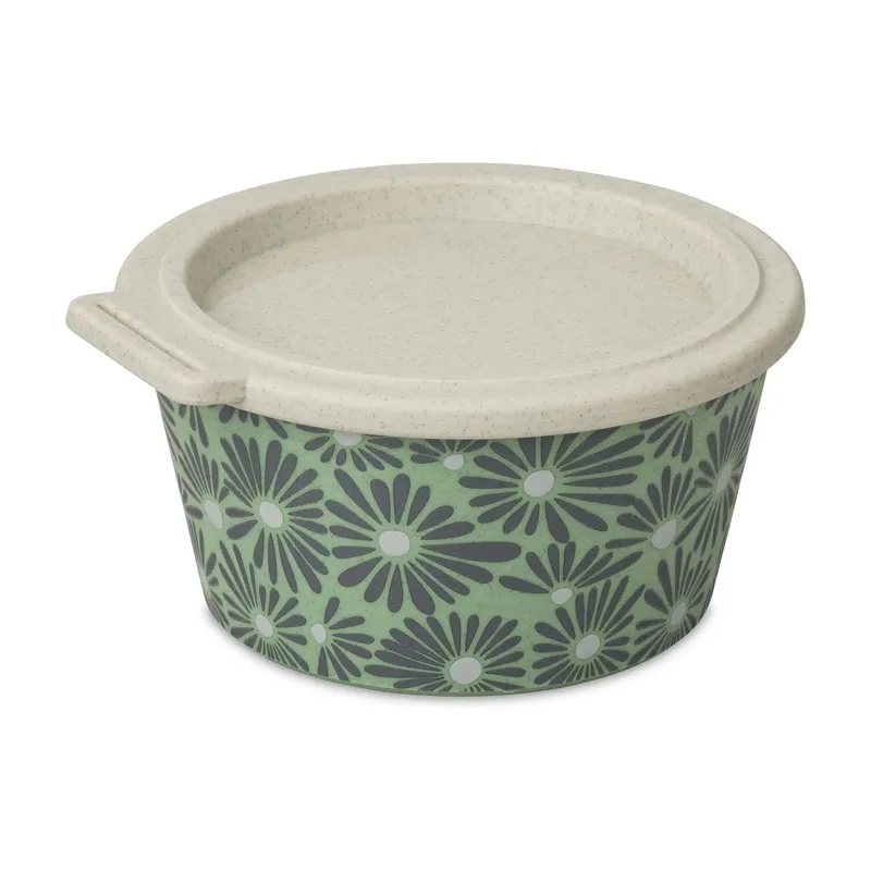Koziol Schüssel Blomster Daisy mit Deckel 700 ml, Grün