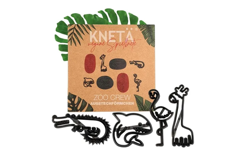 KNETÄ Ausstechförmchen 2D Zoo Crew