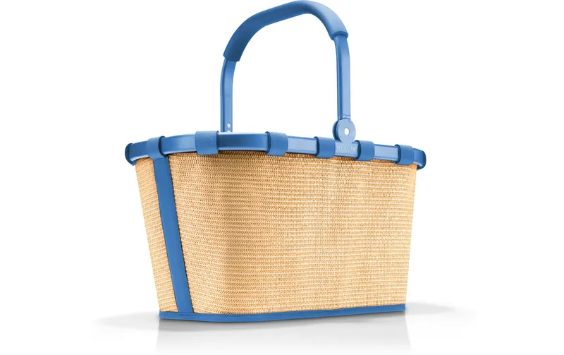 Reisenthel Einkaufskorb Carrybag Frame Raffia Blue