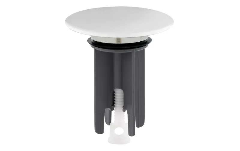 Mateu Waschbeckenstöpsel Snap Ø 63 mm, blanc