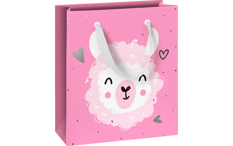 Stewo Geschenktasche Cute Alpaka 18 x 8 x 21 cm