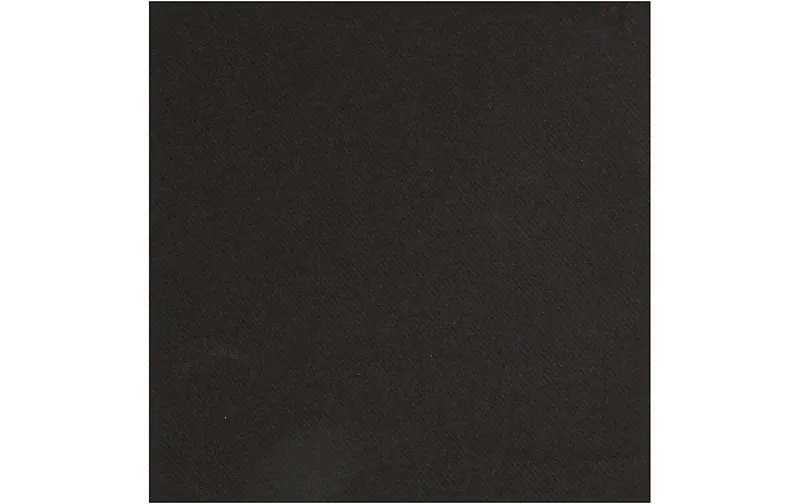 Creativ Company Papierservietten 40 cm x 40 cm, 20 pieces, black