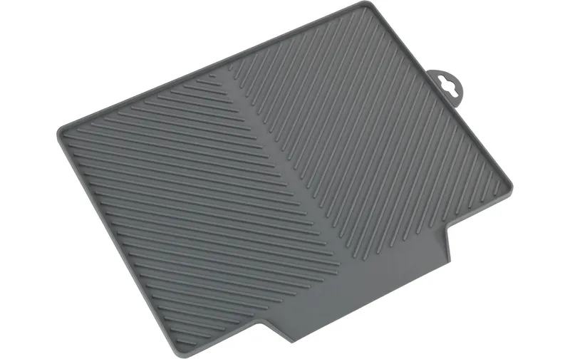 Wenko Abtropfmatte Nelia Maxi 34 x 3 x 40 cm, gris