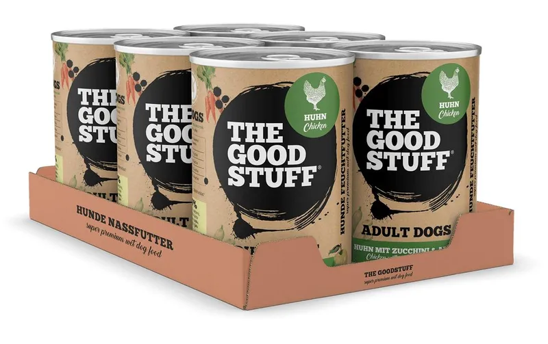 The Goodstuff Nassfutter Geflügel & Zucchini Adult, 6 x 800g