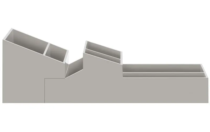 spirella Bad-Utensilienhalter Skyline Storage 30.7 cm grey