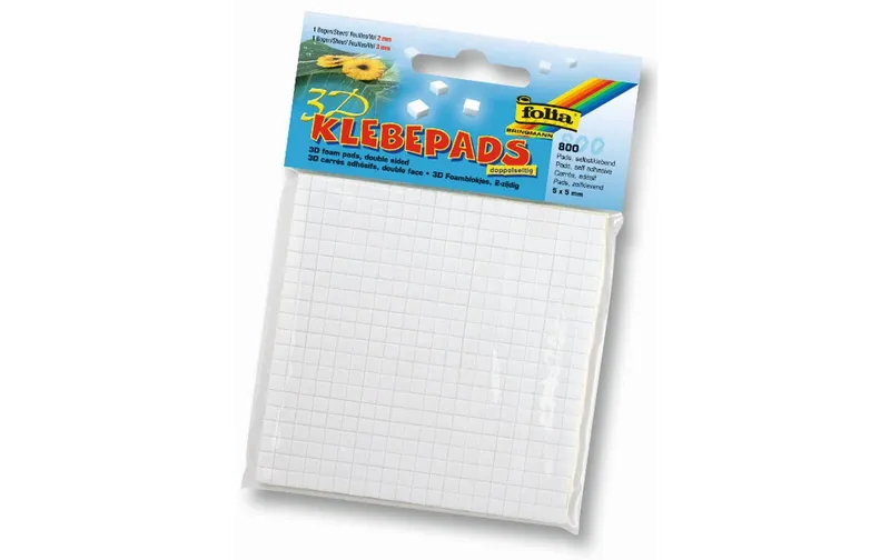 Folia Klebepad 400 x 2 mm, 400 x 3 mm gross 800 pièces