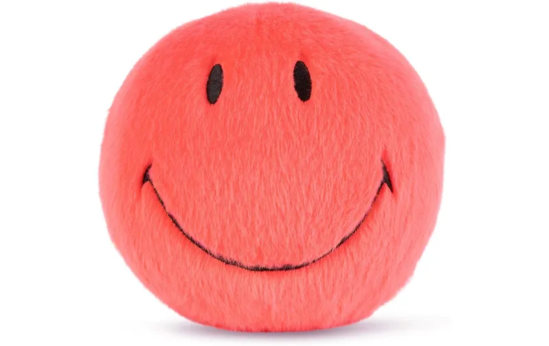 Bon Ton Toys Plüsch Smiley ECO Fuzzy Koralle 13 cm
