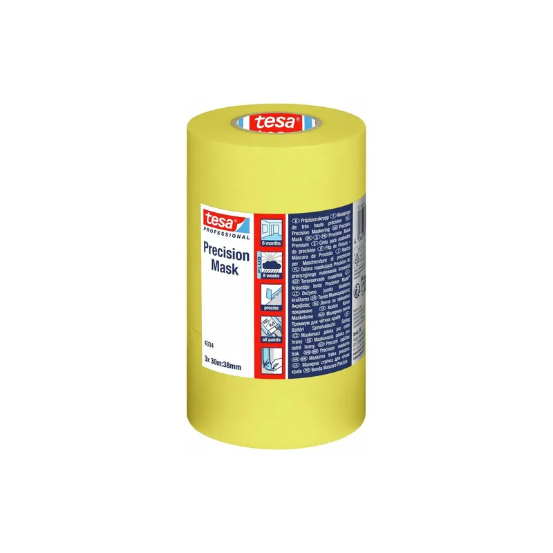 tesa Malerband Precision Mask gelb 30 m x 38 mm