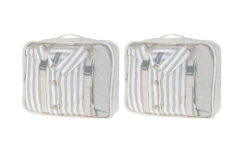 KOOR Kleiderbeutel Reesa, Grösse L, 2er-Pack, beige