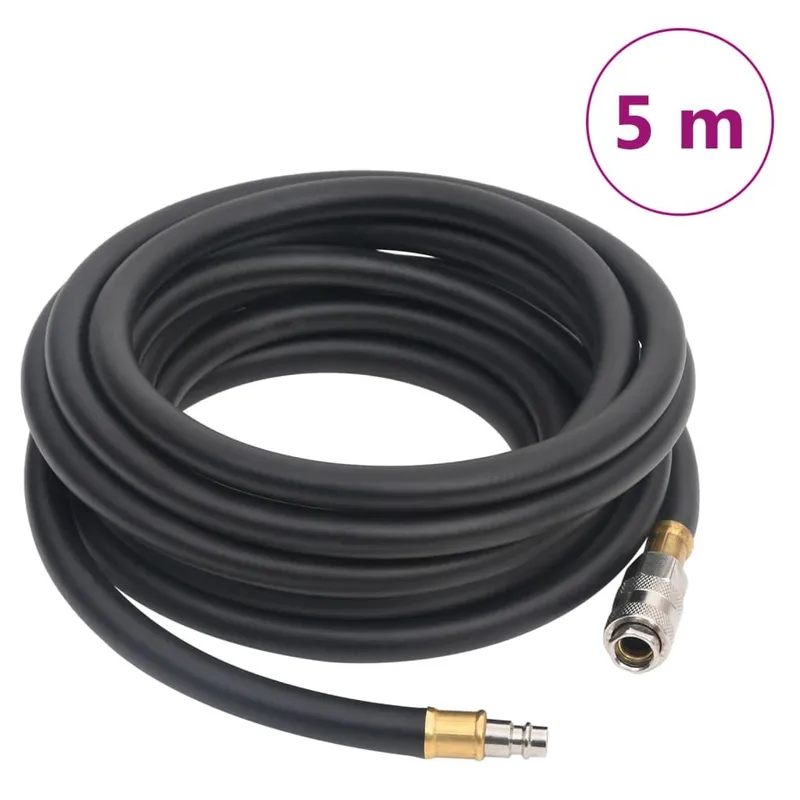 Hybrid-Luftschlauch black 0,6" 5 m Gummi and PVC